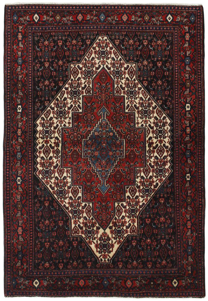 Perzisch tapijt Senneh 6'0"x4'3" 6'0"x4'3", Perzisch tapijt Handgeknoopte