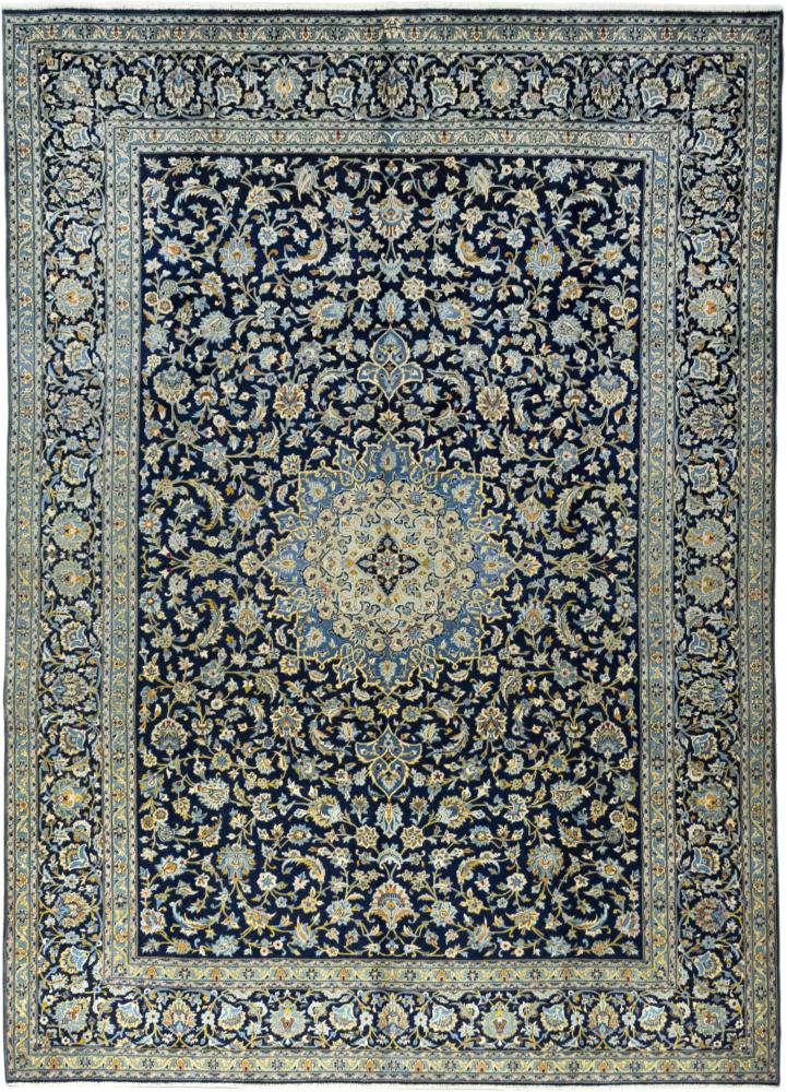 Tapis persan Kashan 402x285 402x285, Tapis persan Noué à la main