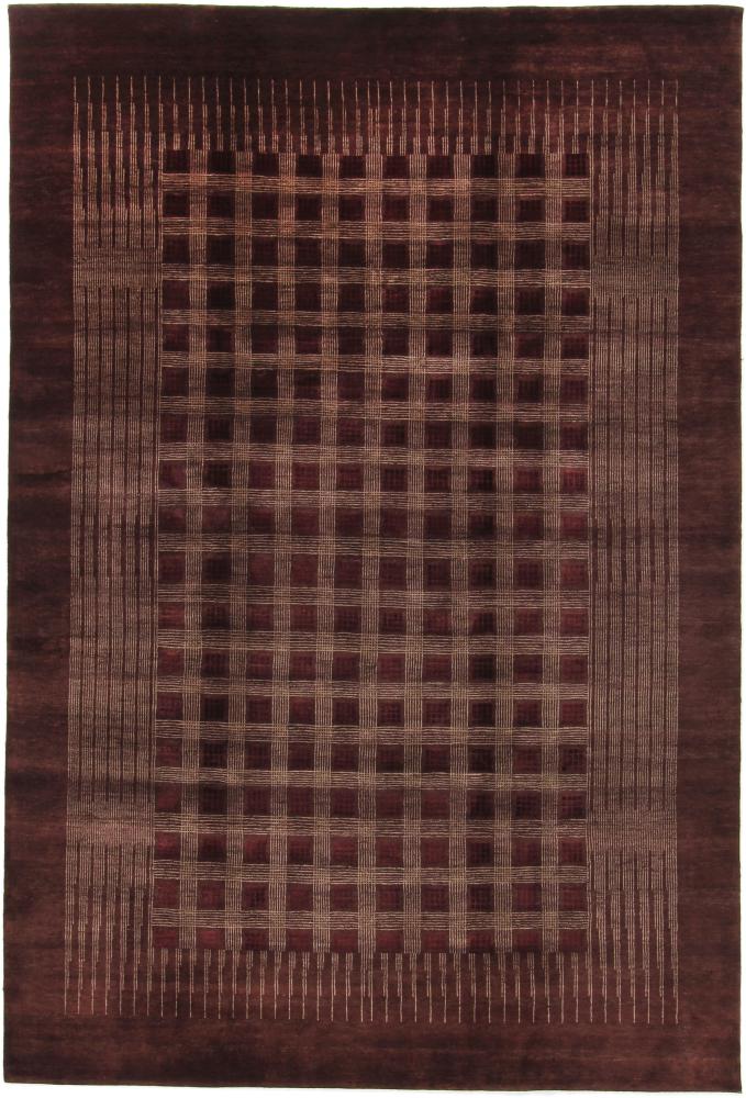 インドのカーペット ギャッベ ペルシャ ロリbaft 9'10"x6'8" 9'10"x6'8",  ペルシャ絨毯 手織り