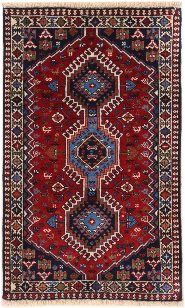 Persisk matta Yalameh 100x65 100x65, Persisk matta Knuten för hand