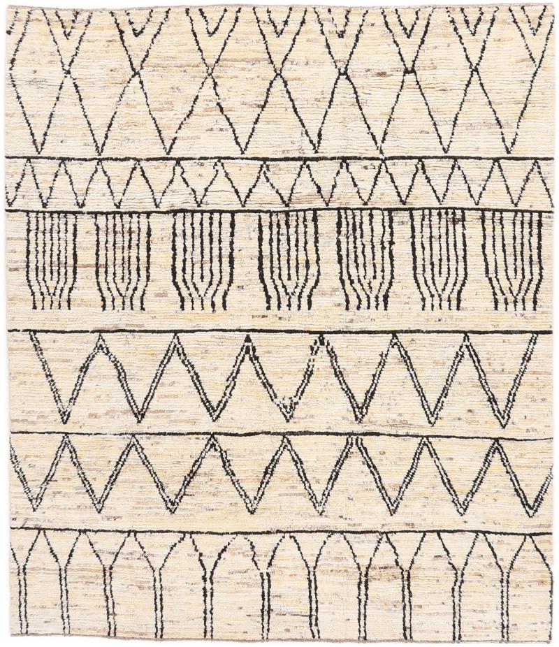 Afghaans tapijt Berbers Design 283x242 283x242, Perzisch tapijt Handgeknoopte