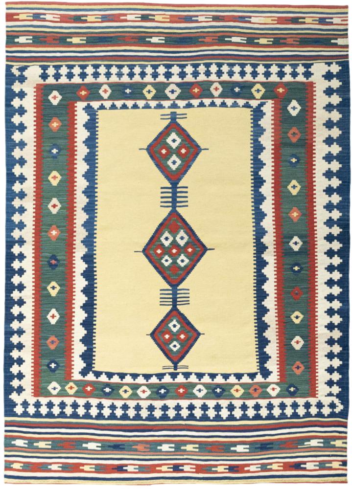 Persisk matta Kilim Fars 200x145 200x145, Persisk matta handvävd 
