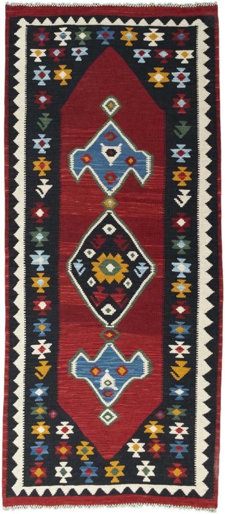 Persian Rug Kilim Fars 7'7"x3'3" 7'7"x3'3", Persian Rug Woven by hand