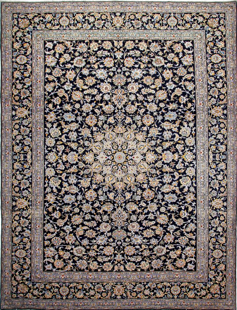 Persisk matta Keshan 401x306 401x306, Persisk matta Knuten för hand