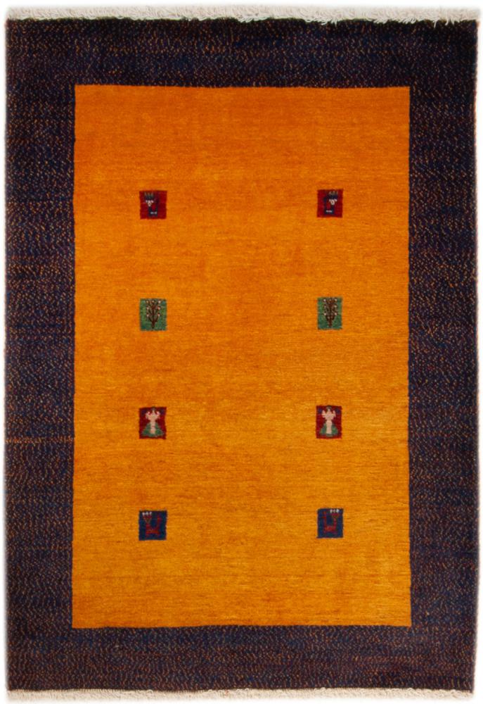 Tapis persan Persan Gabbeh Loribaft 151x108 151x108, Tapis persan Noué à la main