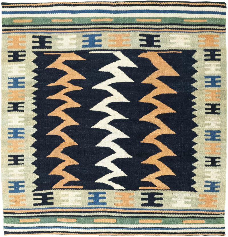 Tappeto persiano Kilim Fars 106x99 106x99, Tappeto persiano Tessuto a mano