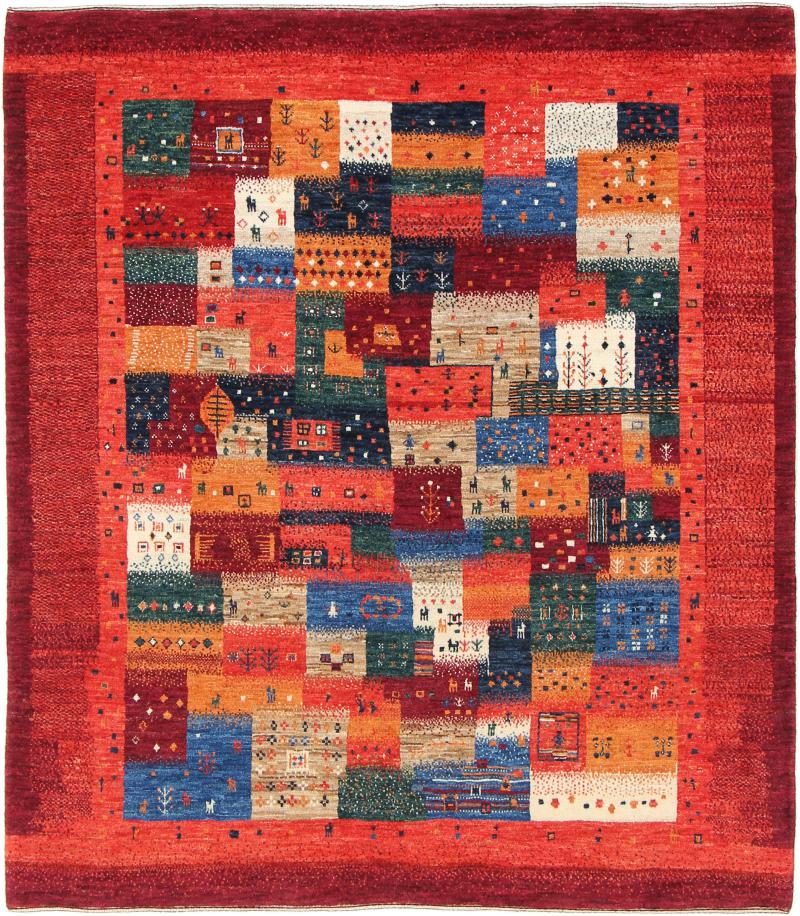  ペルシャ絨毯 ペルシャ ギャッベ ペルシャ ロリbaft Nowbaft 169x149 169x149,  ペルシャ絨毯 手織り