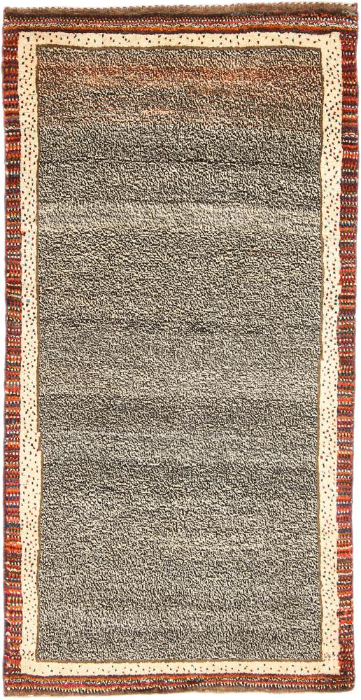 Persian Rug Persian Gabbeh Loribaft Nature 145x72 145x72, Persian Rug Knotted by hand