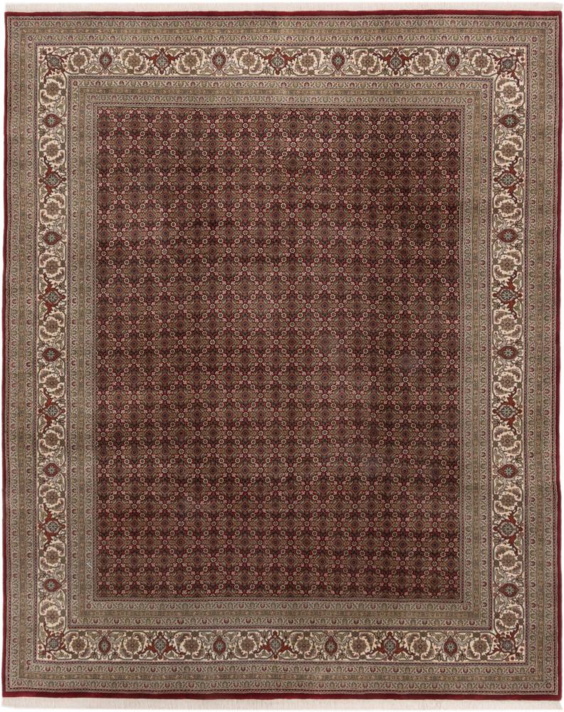 Indo rug Indo Tabriz 10'2"x8'4" 10'2"x8'4", Persian Rug Knotted by hand