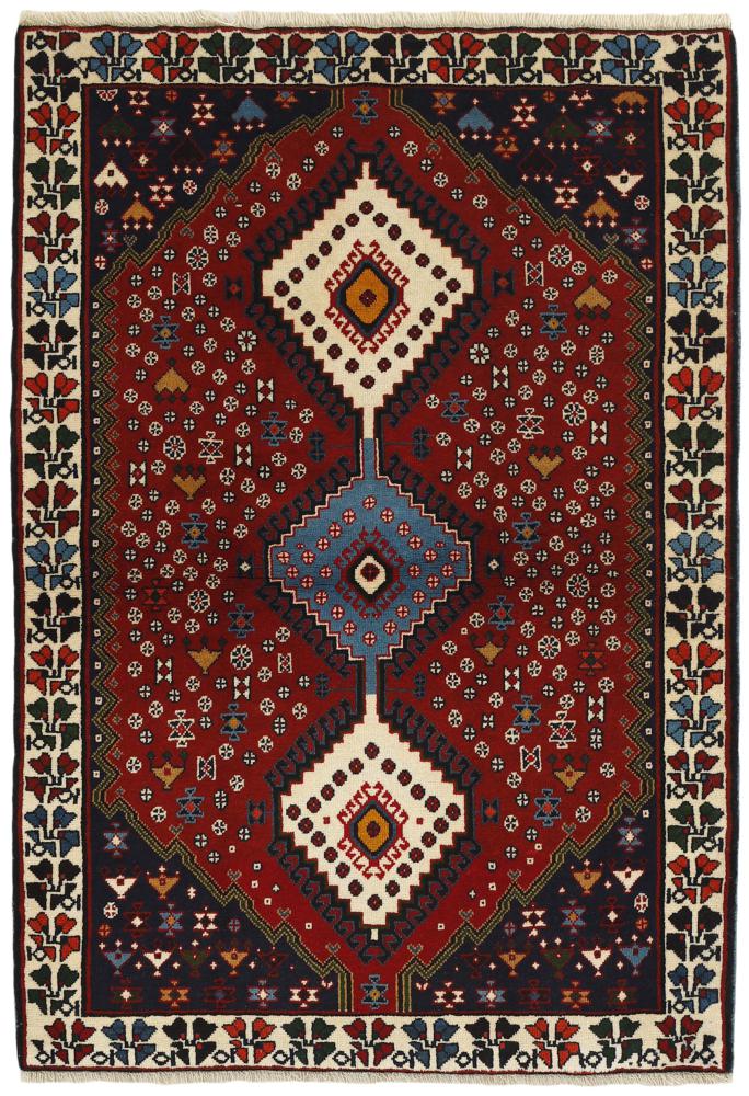  ペルシャ絨毯 ヤラメー 147x101 147x101,  ペルシャ絨毯 手織り