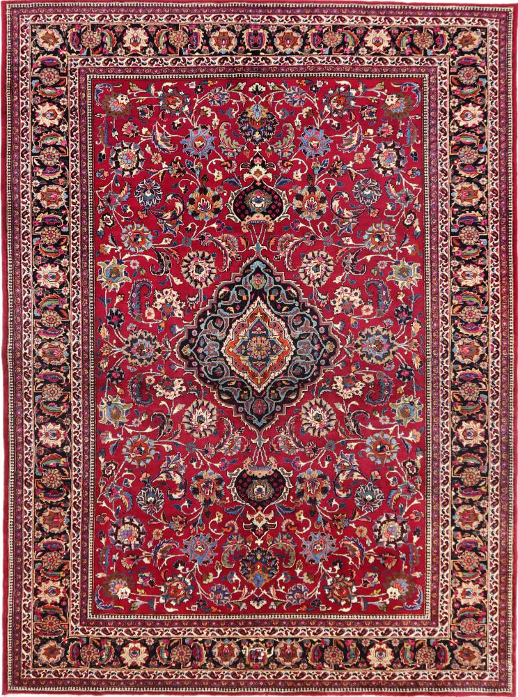 Persian Rug Mashhad Signed 332x243 332x243, Persian Rug Knotted by hand