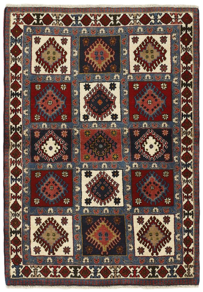 Tapis persan Yalameh 143x101 143x101, Tapis persan Noué à la main