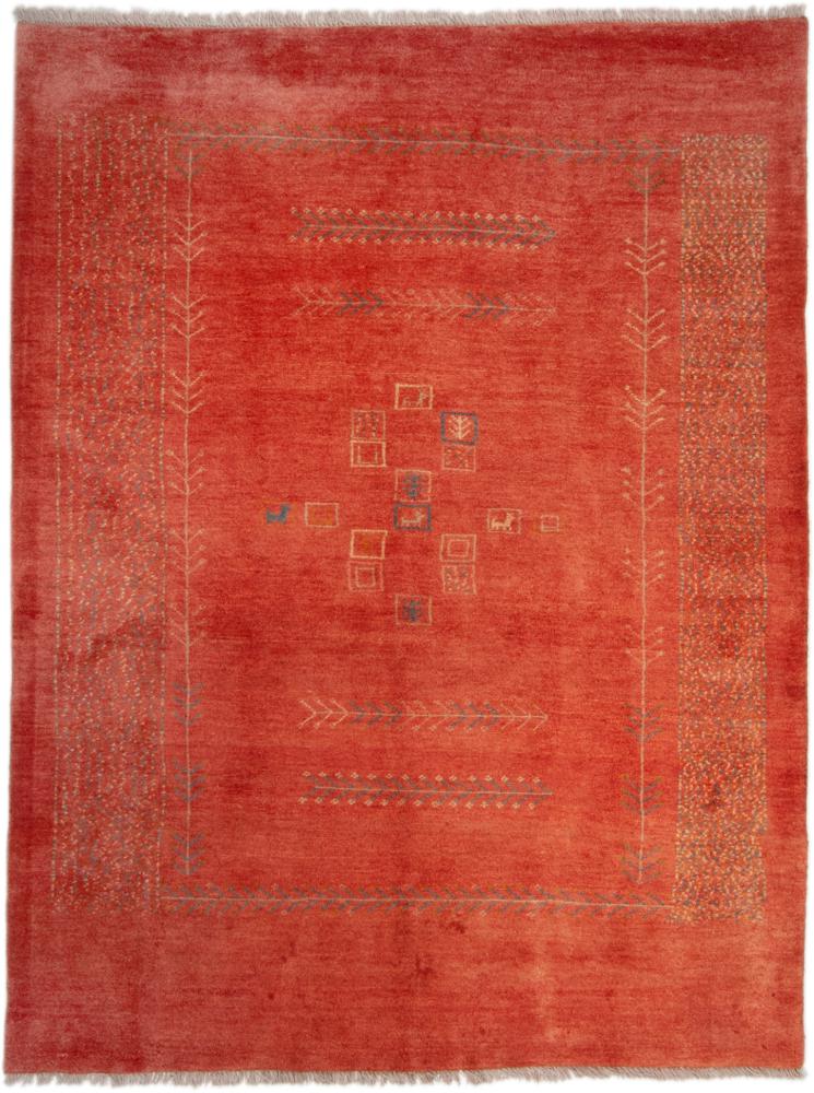 Persian Rug Persian Gabbeh Loribaft 199x152 199x152, Persian Rug Knotted by hand