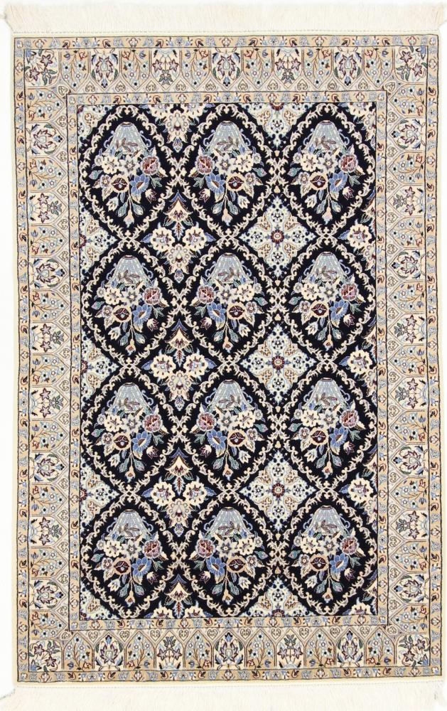  ペルシャ絨毯 ナイン 6La 155x101 155x101,  ペルシャ絨毯 手織り