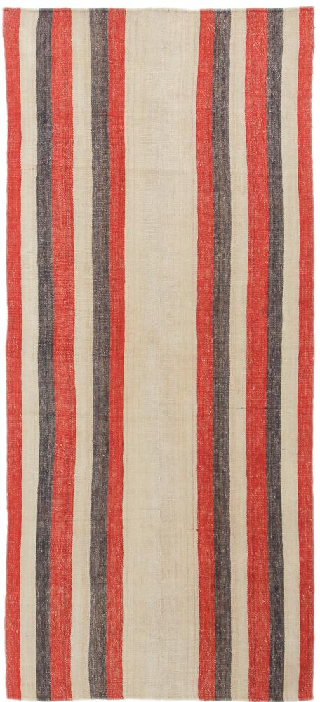 Tappeto persiano Kilim Fars Antico 8'2"x3'7" 8'2"x3'7", Tappeto persiano Tessuto a mano