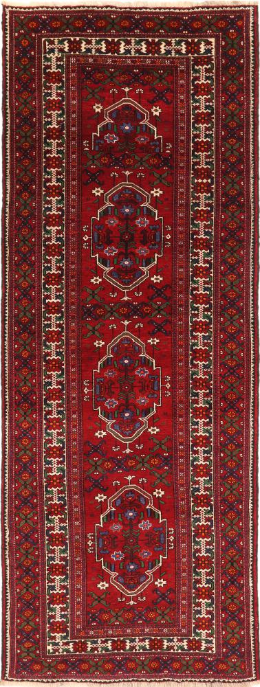Persian Rug Kordi 9'8"x3'8" 9'8"x3'8", Persian Rug Knotted by hand