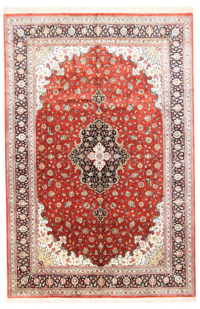  ペルシャ絨毯 クム シルク 301x199 301x199,  ペルシャ絨毯 手織り