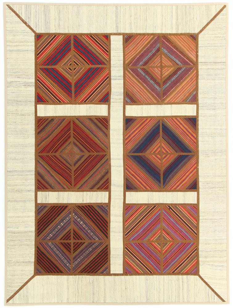 Persisk matta Kilim Patchwork 203x149 203x149, Persisk matta handvävd 