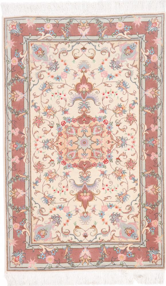  ペルシャ絨毯 タブリーズ 50Raj 3'11"x2'6" 3'11"x2'6",  ペルシャ絨毯 手織り