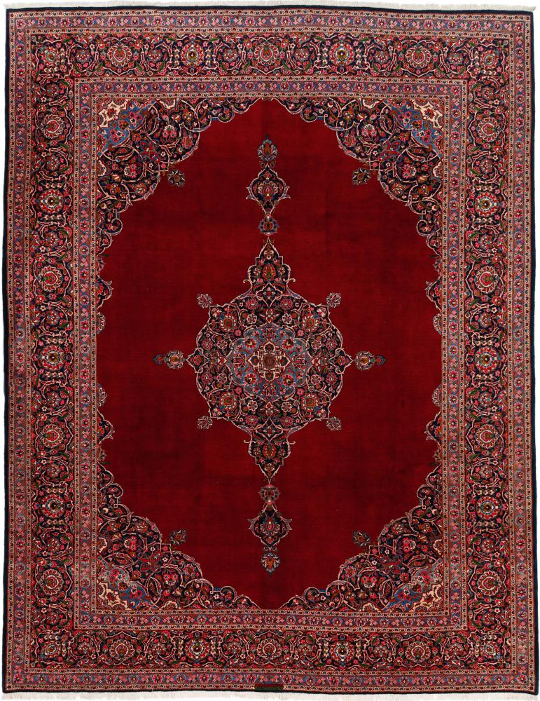 Tapis persan Kashan 13'6"x10'2" 13'6"x10'2", Tapis persan Noué à la main