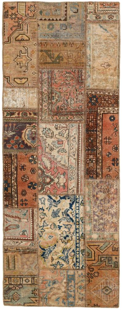Persian Rug Patchwork 205x73 205x73, Persian Rug Knotted by hand