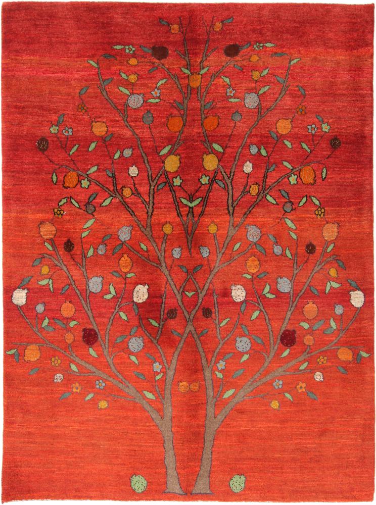 Persian Rug Persian Gabbeh Loribaft Nature 197x150 197x150, Persian Rug Knotted by hand