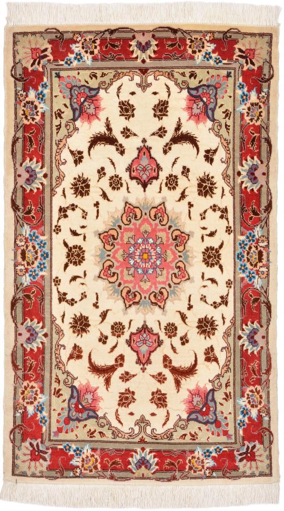 Persian Rug Tabriz 50Raj 3'6"x2'2" 3'6"x2'2", Persian Rug Knotted by hand