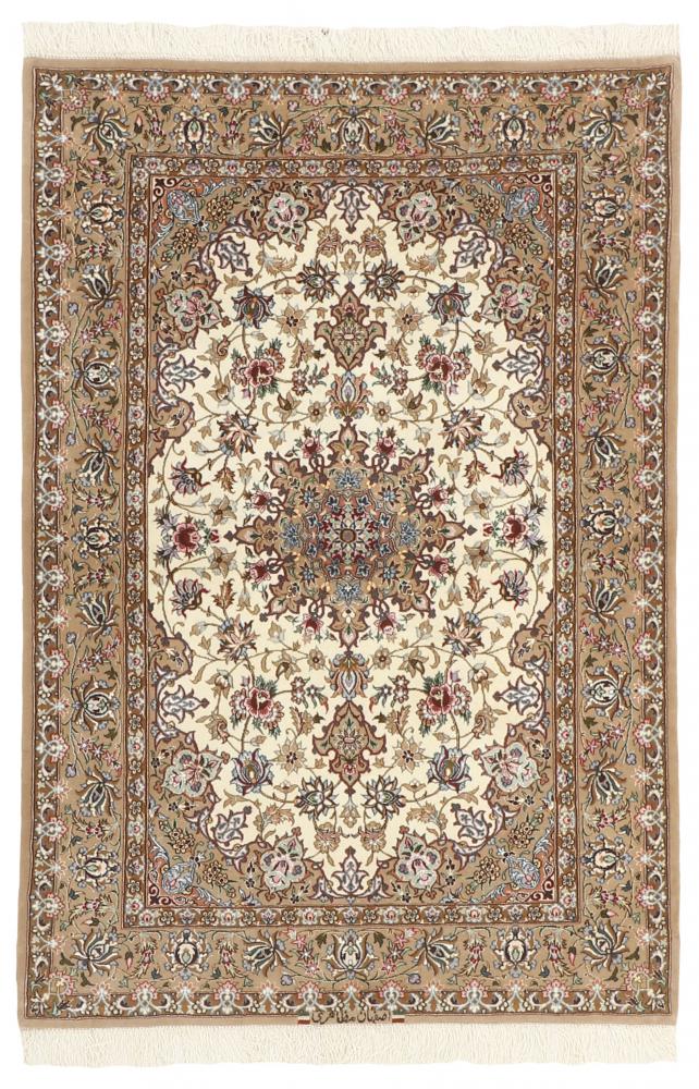 Perzsa szőnyeg Iszfahán Selyemfonal 165x111 165x111, Perzsa szőnyeg Kézzel csomózva
