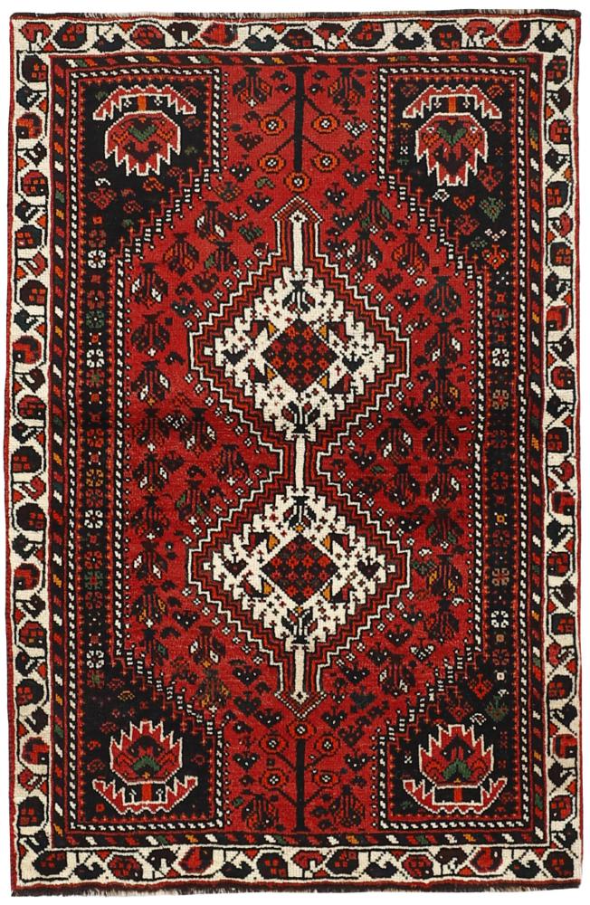  ペルシャ絨毯 Ghashghai 154x101 154x101,  ペルシャ絨毯 手織り