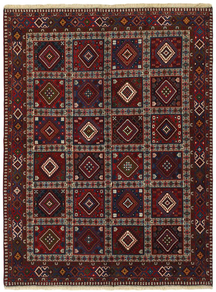 Tapis persan Yalameh 202x155 202x155, Tapis persan Noué à la main