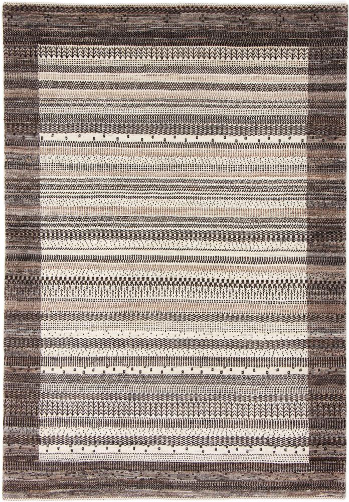 Tapis persan Persan Gabbeh Loribaft Nowbaft 6'2"x4'3" 6'2"x4'3", Tapis persan Noué à la main