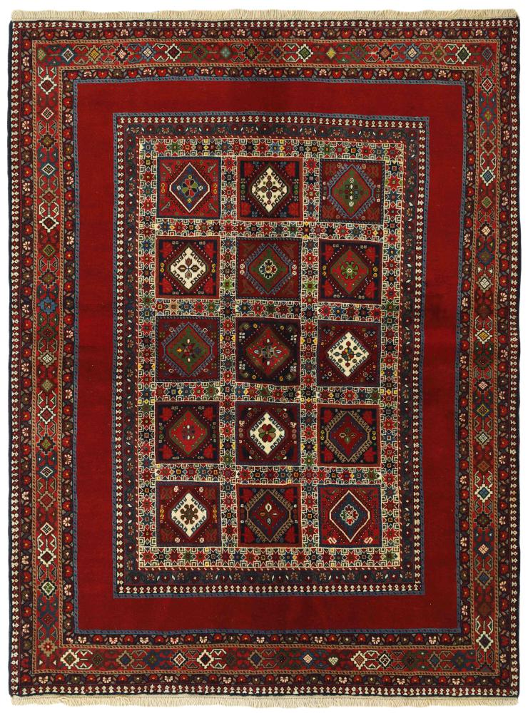 Perzisch tapijt Yalameh 204x156 204x156, Perzisch tapijt Handgeknoopte