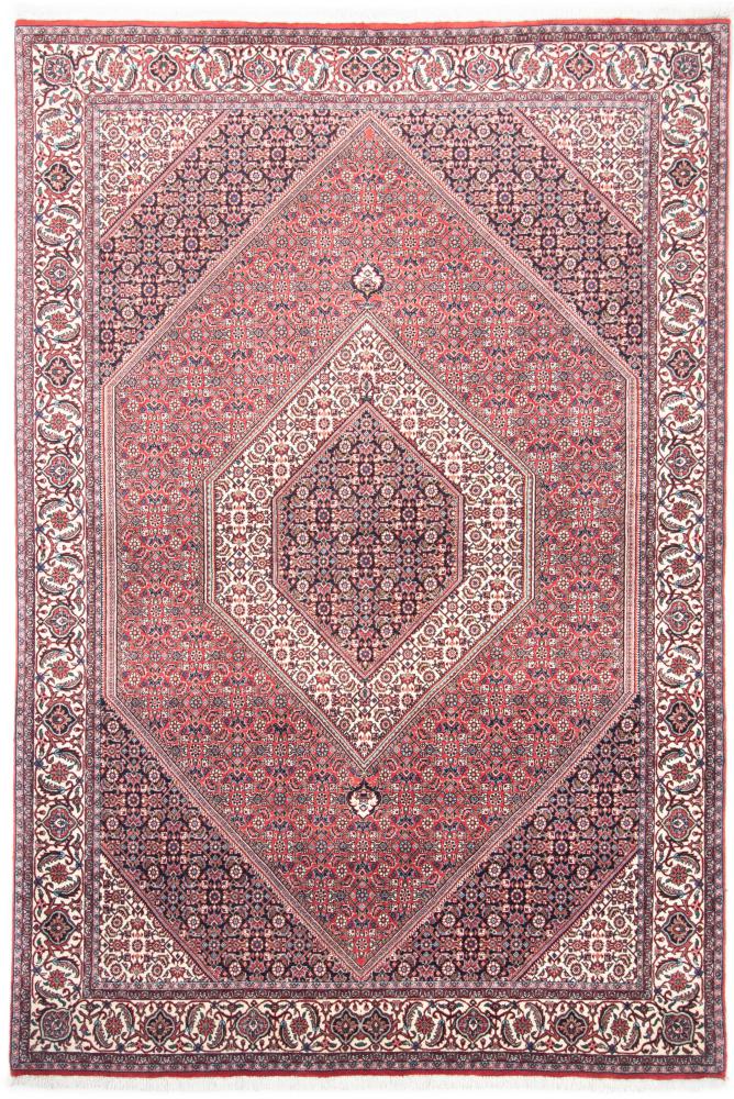 Tapis persan Bidjar 8'4"x5'7" 8'4"x5'7", Tapis persan Noué à la main