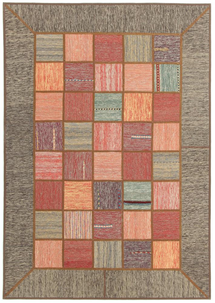 Persian Rug Kilim Patchwork 6'6"x4'7" 6'6"x4'7", Persian Rug Woven by hand