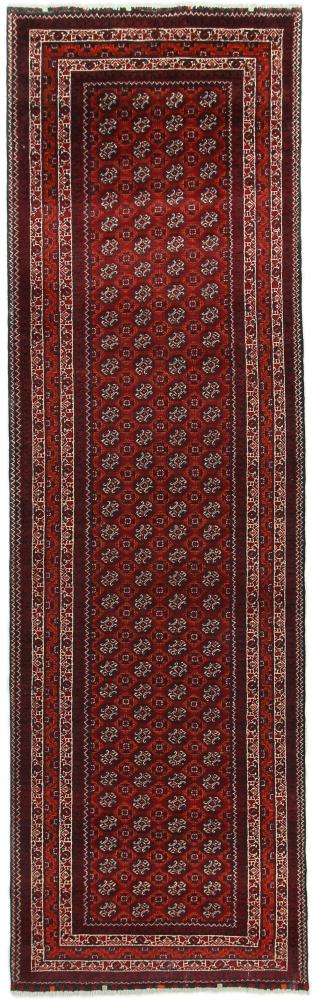 Afghanischer Teppich Afghan Mauri 9'4"x2'9" 9'4"x2'9", Perserteppich Handgeknüpft