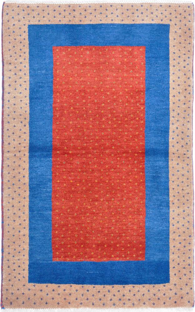 Tapis persan Persan Gabbeh Loribaft 129x85 129x85, Tapis persan Noué à la main