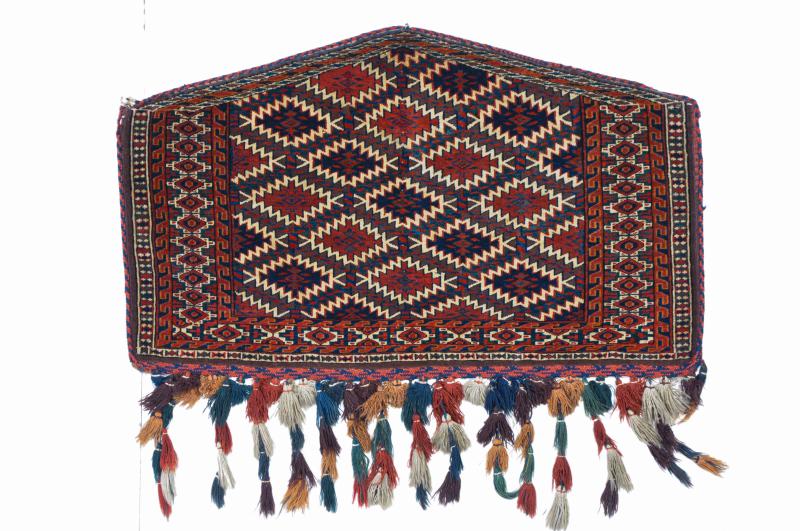 Persisk tæppe Turkaman Antikke 3'9"x2'4" 3'9"x2'4", Persisk tæppe Knyttet i hånden