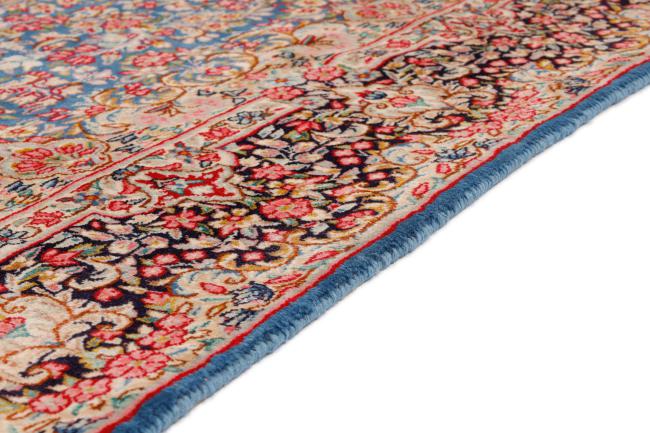 tappeto classico floreale kerman persiano cm194x146 fatto a mano