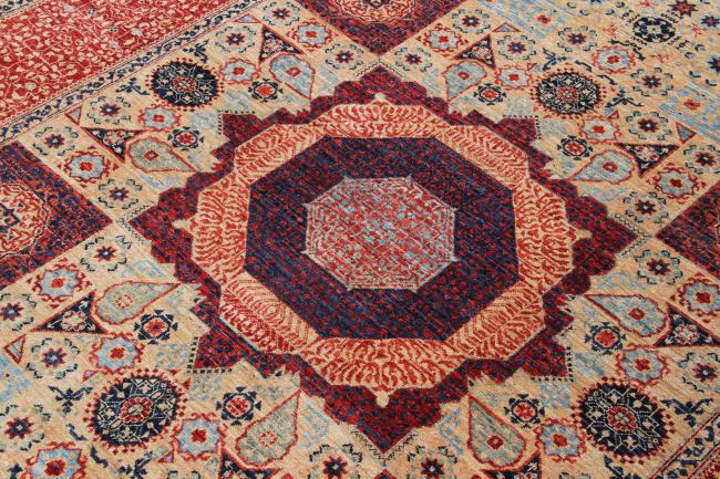 40 x 50 Inches Persian Turkmen Bukhara Wool Authentic HandKnotted