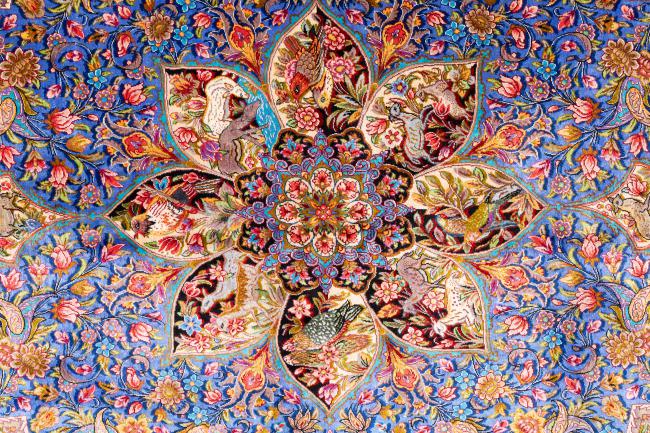 Qum Silk Signed Hekmatirad - 8