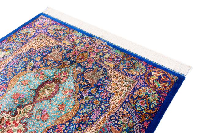 Qum Silk Signed Hekmatirad - 3