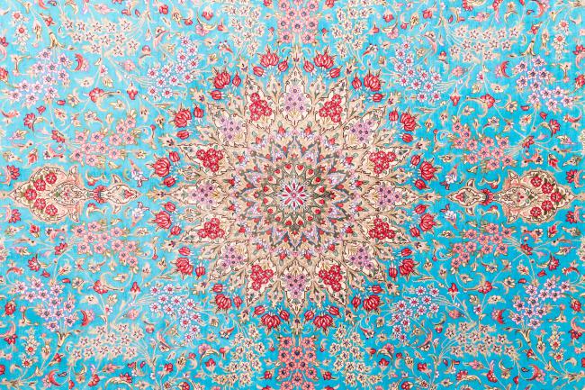 Qum Silk Signed Razavi - 6