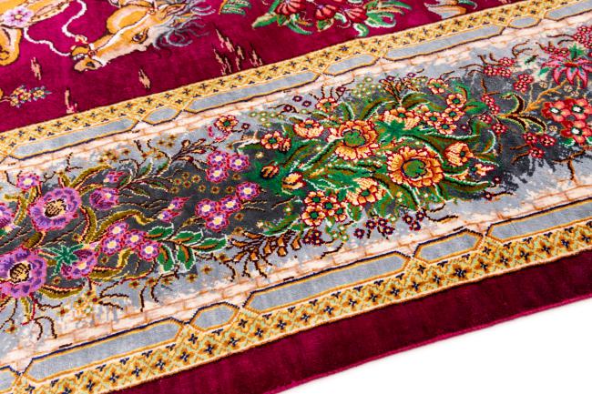 Qum Silk Signed Sadeghzadeh - 5