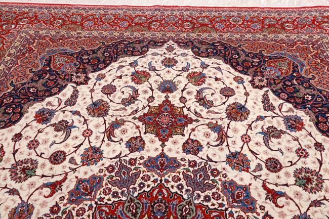 Isfahan Seyrafian Silk Warp 416x311 cm