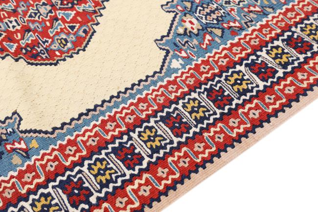 Kilim Fars Chaîne de Soie - 4