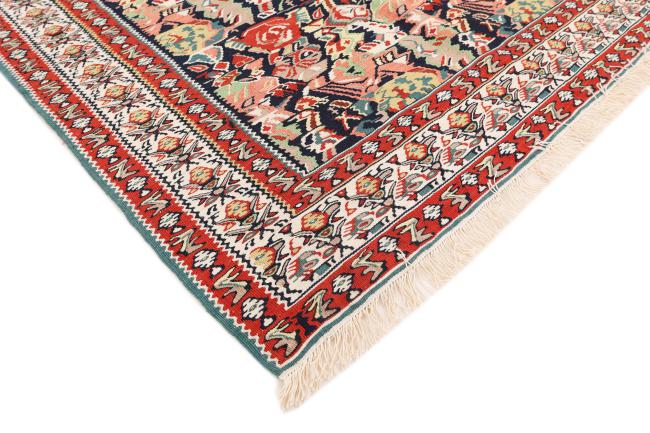 Kilim Fars Urdimbre de Seda - 5