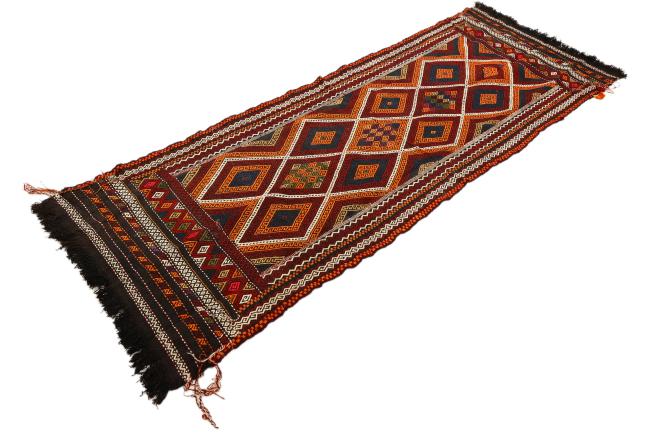 Kilim Afghan Antique 231x76 ID173636  NainTrading: Oriental Carpets in  250x80