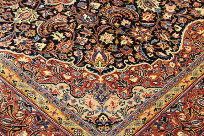 Isfahan Ilam Sherkat Farsh Urzeală de Mătase - 8