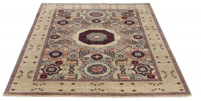 40 x 50 Inches Persian Turkmen Bukhara Wool Authentic HandKnotted