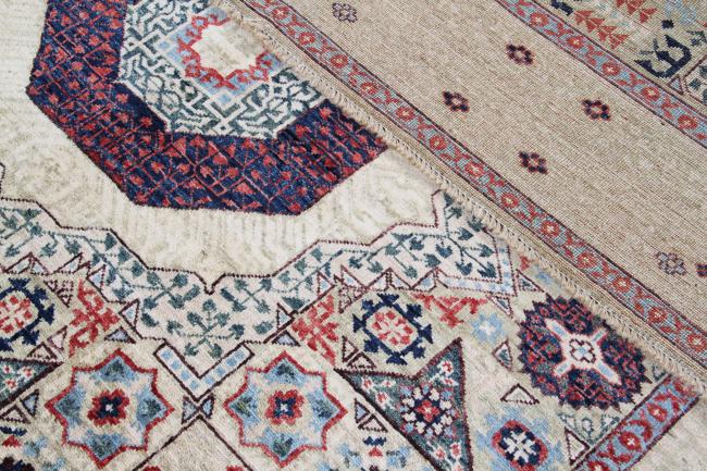 40 x 50 Inches Persian Turkmen Bukhara Wool Authentic HandKnotted